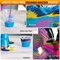 8-Color Metallic Ready to Pour Acrylic Metallic Pouring Paint Set - Premium Pre-Mixed High Flow 8-Ounce Bottles - for Canvas, Wood, Paper, Crafts, Tile, Rocks and More